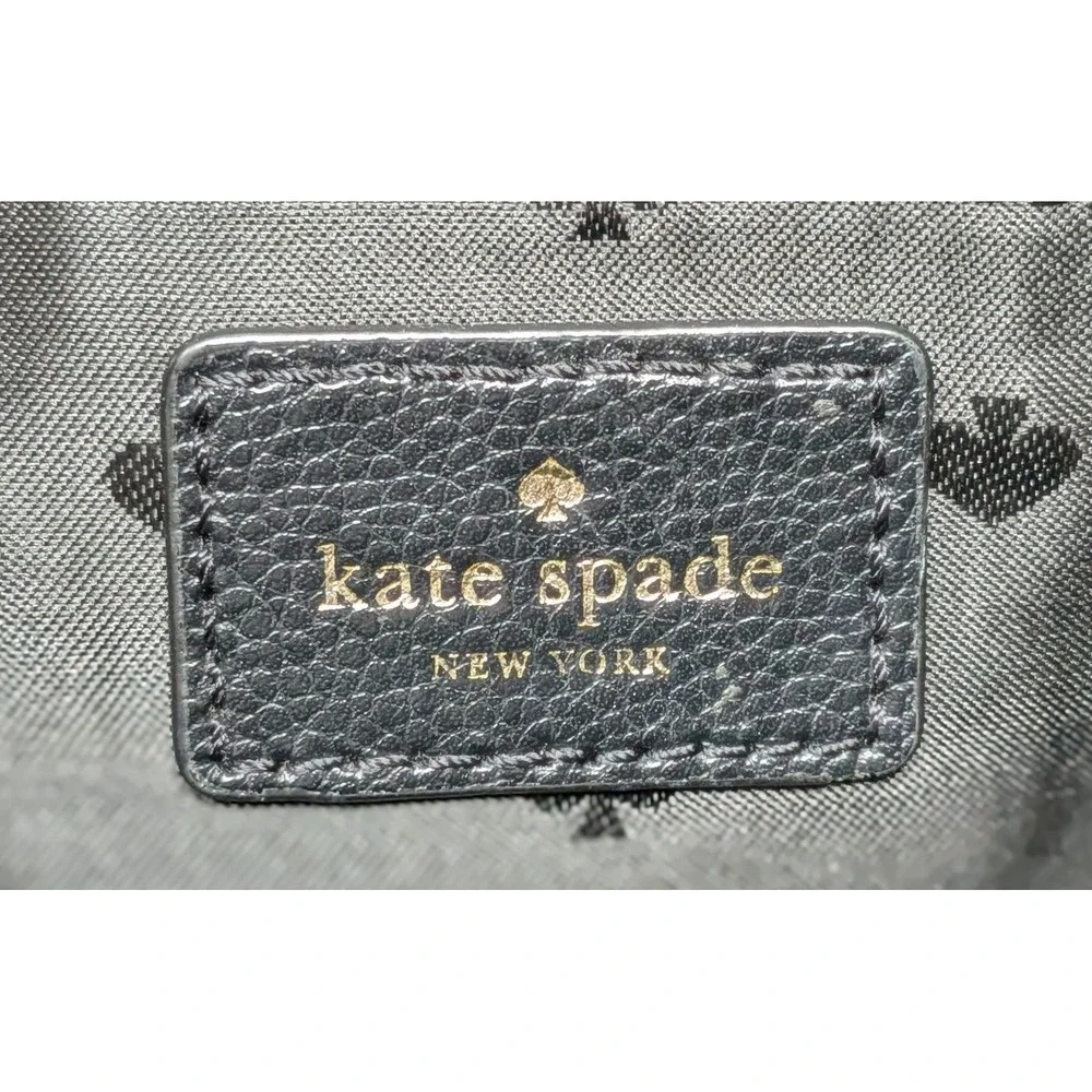 KATE SPADE Patterson Drive Geraldine Satchel Tote Purse Black WKRU5651 - READ
